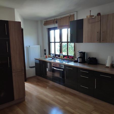 Ferienwohnung Mit 123Qm Fuer 8 Personen Mit Sehr Grossem Garten, Einfache Innen-Ausstattung Leipzig Luaran gambar