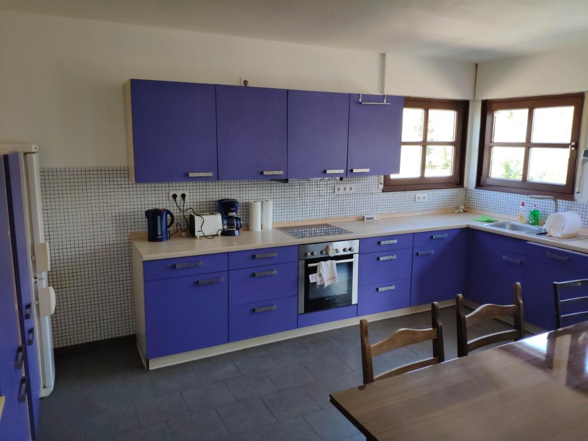Ferienwohnung Mit 123Qm Fuer 8 Personen Mit Sehr Grossem Garten, Einfache Innen-Ausstattung Leipzig Luaran gambar